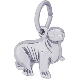 Sea Lion Charm White Gold - 10-3569