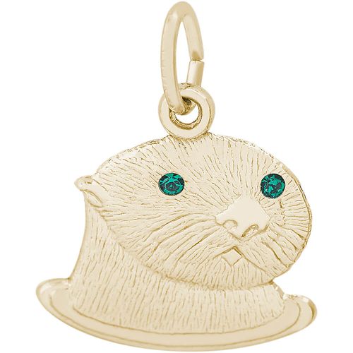 Sea Otter Charm 14K Gold - 10-3561
