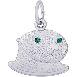 Sea Otter Charm Silver - 10-3561