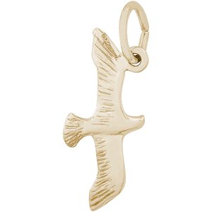 Seagull Bird Charm 10K Gold - 10-5599