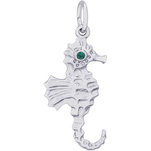 Seahorse Charm White Gold - 10-1749