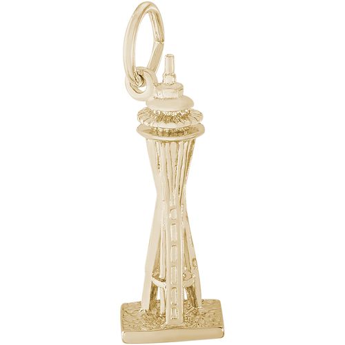 Seattle Space Needle Charm 14K Gold - 10-4080