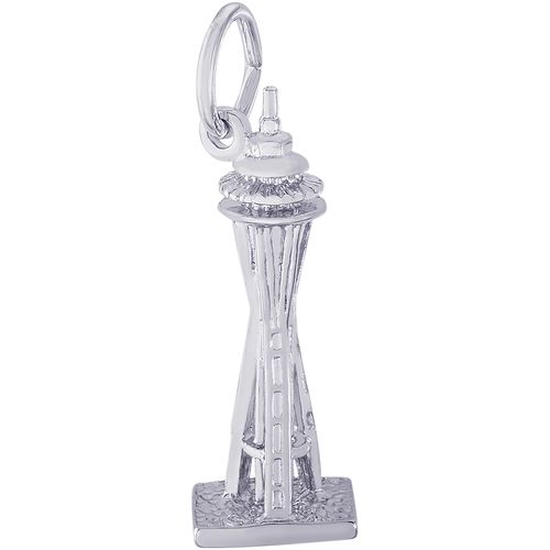 Seattle Space Needle Charm Silver - 10-4080