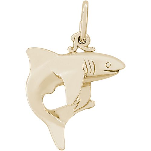 Shark Charm 10K Gold - 10-8161