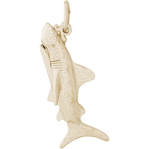 Shark Charm 10K Gold - 10-1517