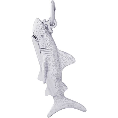Shark Charm White Gold - 10-1517