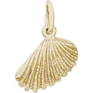 Angel Wing Shell Charm 10K Gold - 10-5613