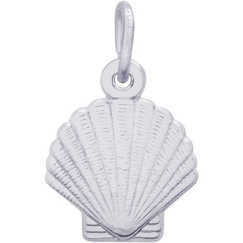 Clamshell Charm - 10-4085 Silver - 10-4085