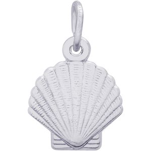 Clamshell Charm - 10-4085 Silver - 10-4085