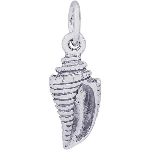 Cone Shell Charm Silver - 10-0553