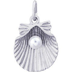 Clamshell with Pearl Charm 10-0508