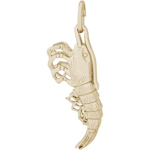 Shrimp Charm Gold Plated - 10-3878
