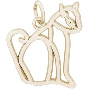 Siamese Cat Charm 14K Gold - 10-1550