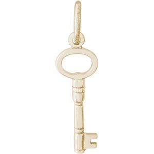 Skeleton Key Charm 10K Gold - 10-3211