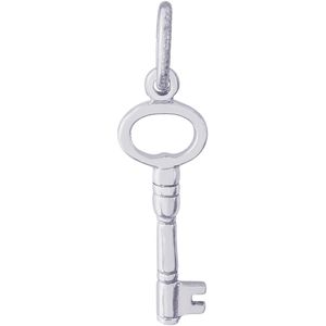 Skeleton Key Charm Silver - 10-3211