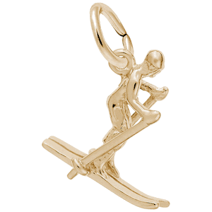 Skier Charm 10K Gold - 10-0231