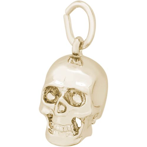 Skull Charm Gold Plated - 10-1619