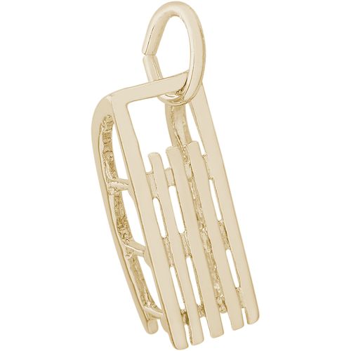 Sled Charm Gold Plated - 10-1674