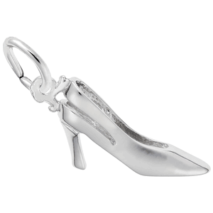 Sling Back Heels Charm Silver - 10-2423