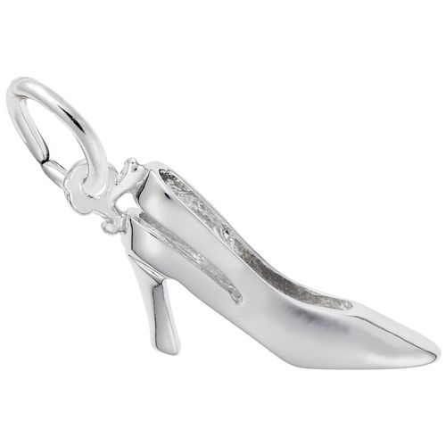 Sling Back Heels Charm Silver - 10-2423