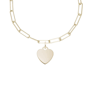 Rembrandt Small Heart Necklace Set Necklace - Gold Plated - 29-8420-310-GP