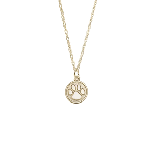 Rembrandt Small Paw Print Necklace Set Necklace - Gold Plated - 29-5664-87-GP