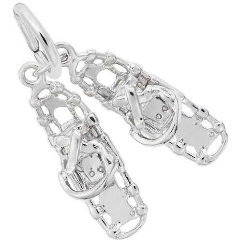 Snow Shoes Charm White Gold - 10-2324