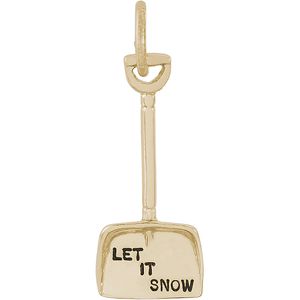 Snow Shovel Charm 14K Gold - 10-3433