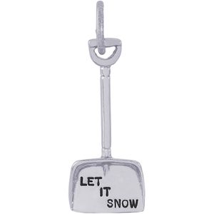 Snow Shovel Charm Silver - 10-3433