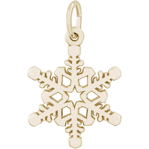 Snowflake Charm 10K Gold - 10-7816