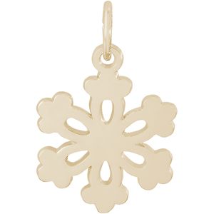 Snowflake Charm 14K Gold - 10-4484