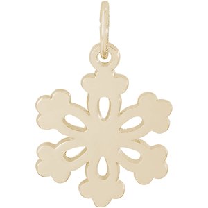 Snowflake Charm Gold Plated - 10-4484