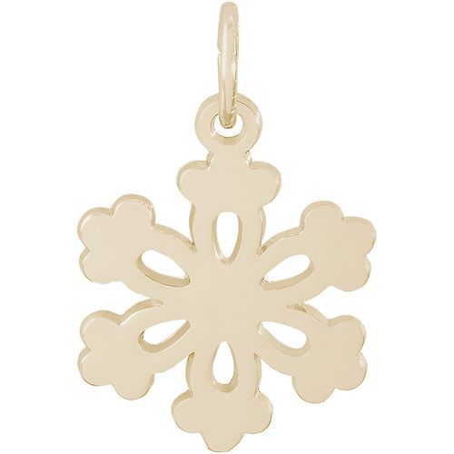 Snowflake Charm Gold Plated - 10-4484
