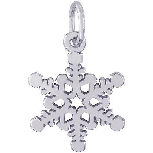Snowflake Charm White Gold - 10-6543