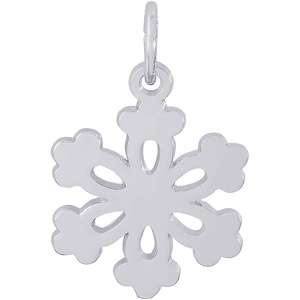 Snowflake Charm White Gold - 10-4484