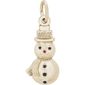 Snowman Charm 14K Gold - 10-6552