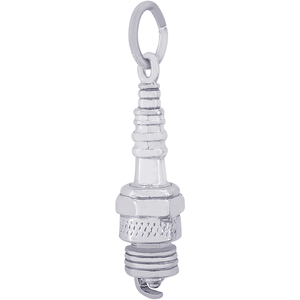 Spark Plug Charm Silver - 10-2083