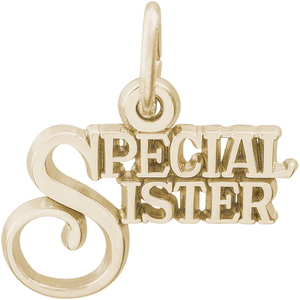 Special Sister Charm 14K Gold - 10-2957