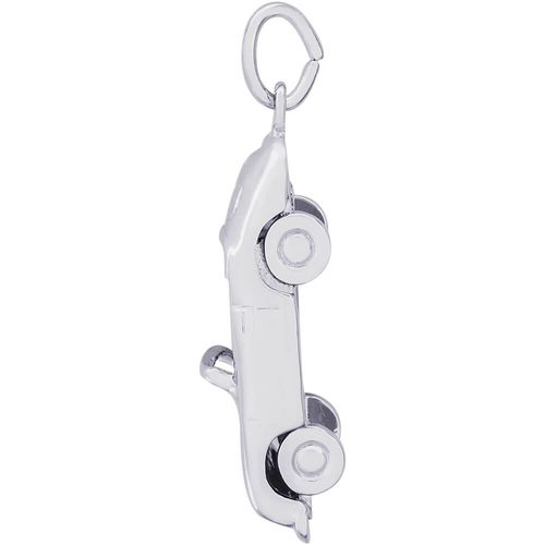 Speedster Car Charm White Gold Special Order Item - 10-2383