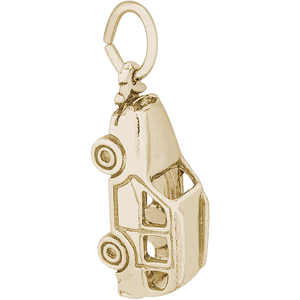 Sport Utility Vehicle Truck Charm Gold Plated - 10-8237