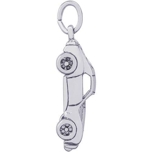 Sports Car Charm Silver - 10-4090
