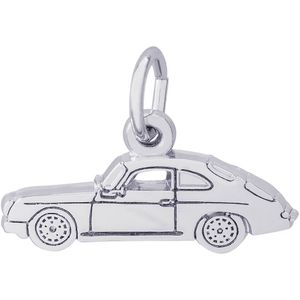 Sports Car Charm Silver - 10-2993