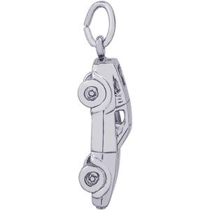 Sports Car Charm Silver - 10-3555