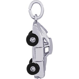 Sports Car Charm Silver - 10-2983