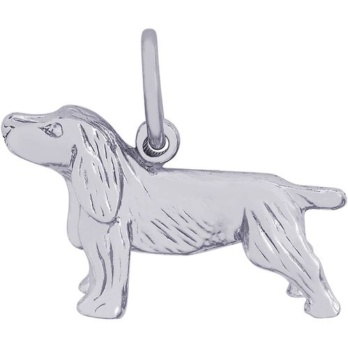 Springer Spaniel Dog Charm Silver - 10-0271