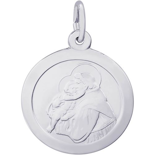 St. Antonio Charm White Gold - 10-4439