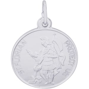 St. Florian Charm Silver - 10-6303