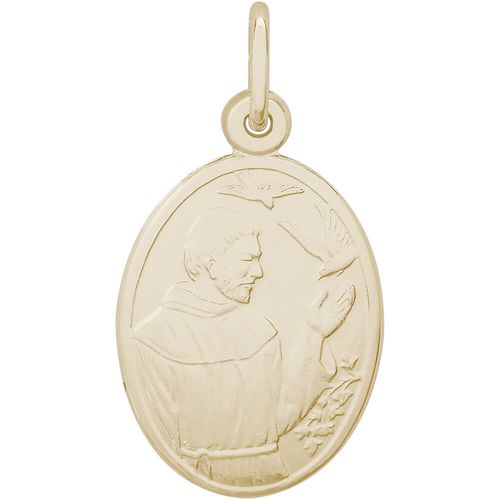 St. Francis Charm Gold Plated - 10-3401