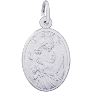 St. Joseph Charm Silver - 10-3389