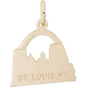 St. Louis Arch Charm 14K Gold - 10-4699